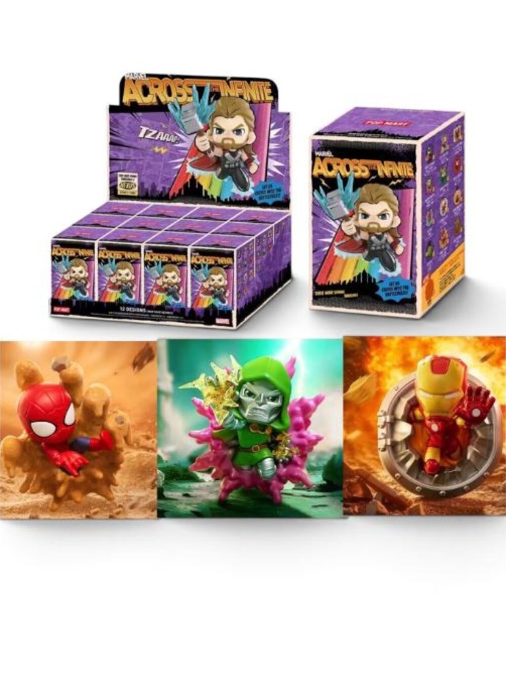 POPMART - Marvel Across The Infinite Series Blind Box Confirmed Figures - (1PC)